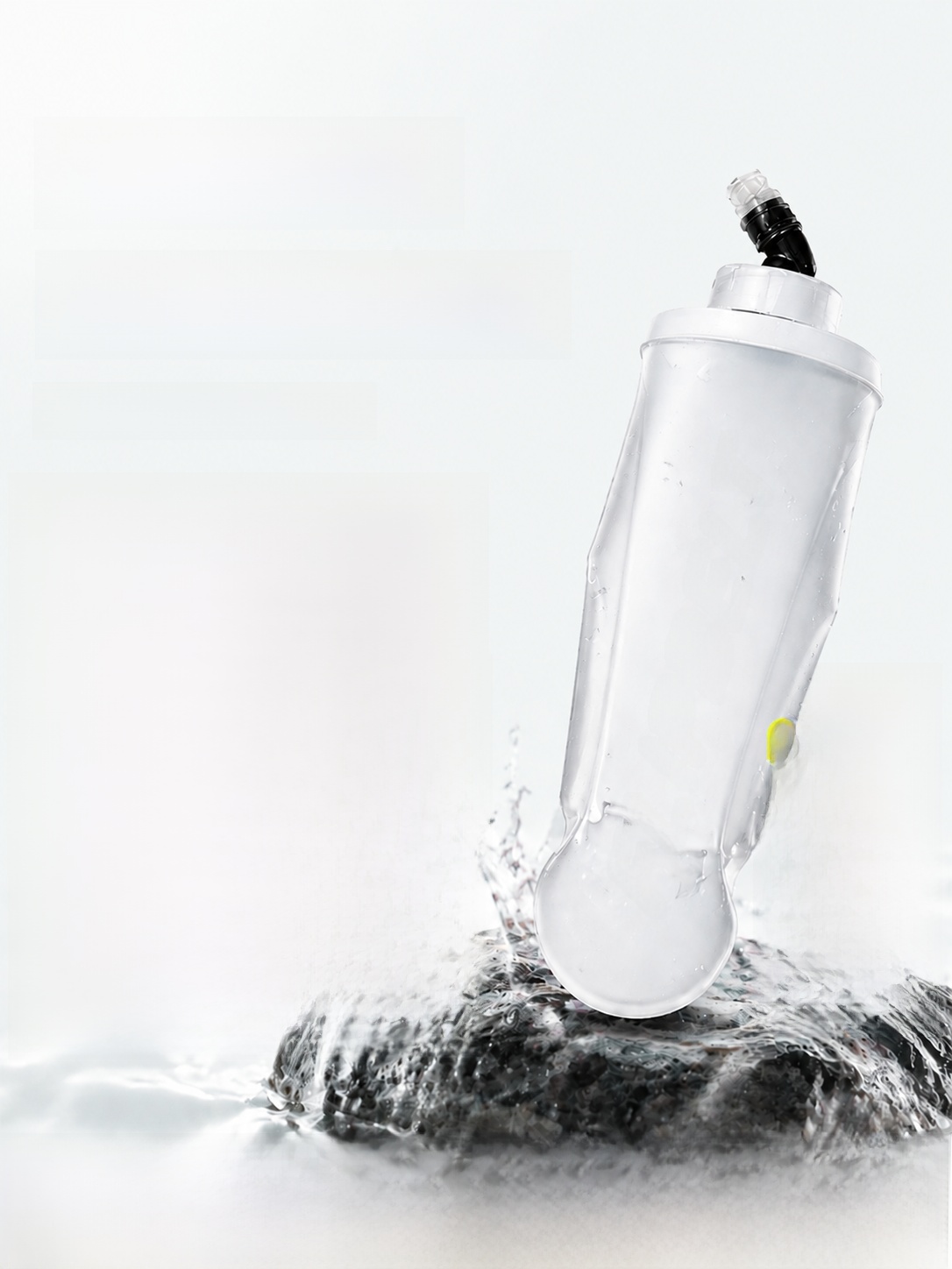 Running Gear For Marathon - FlipBelt Sport Soft Water Bottle Portable