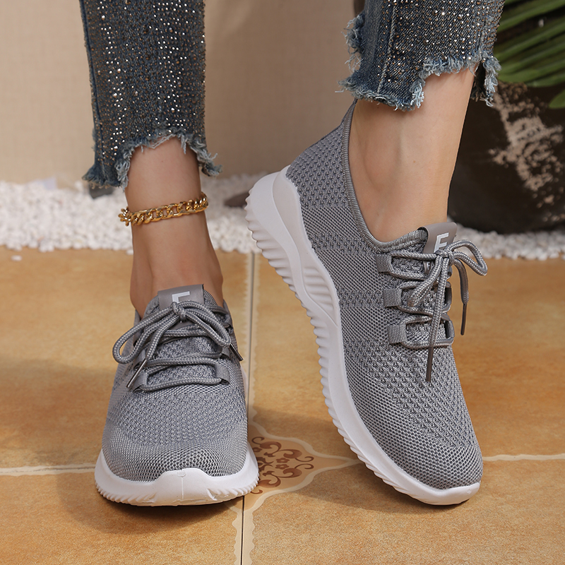 Running Gear Woman - Women's Flying Woven Breathable Mesh Sneakers