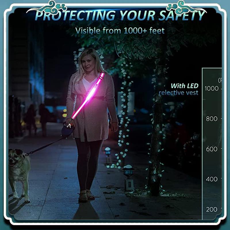 Reliable LED Reflective Belt W - Running Gear At Night avis et prix