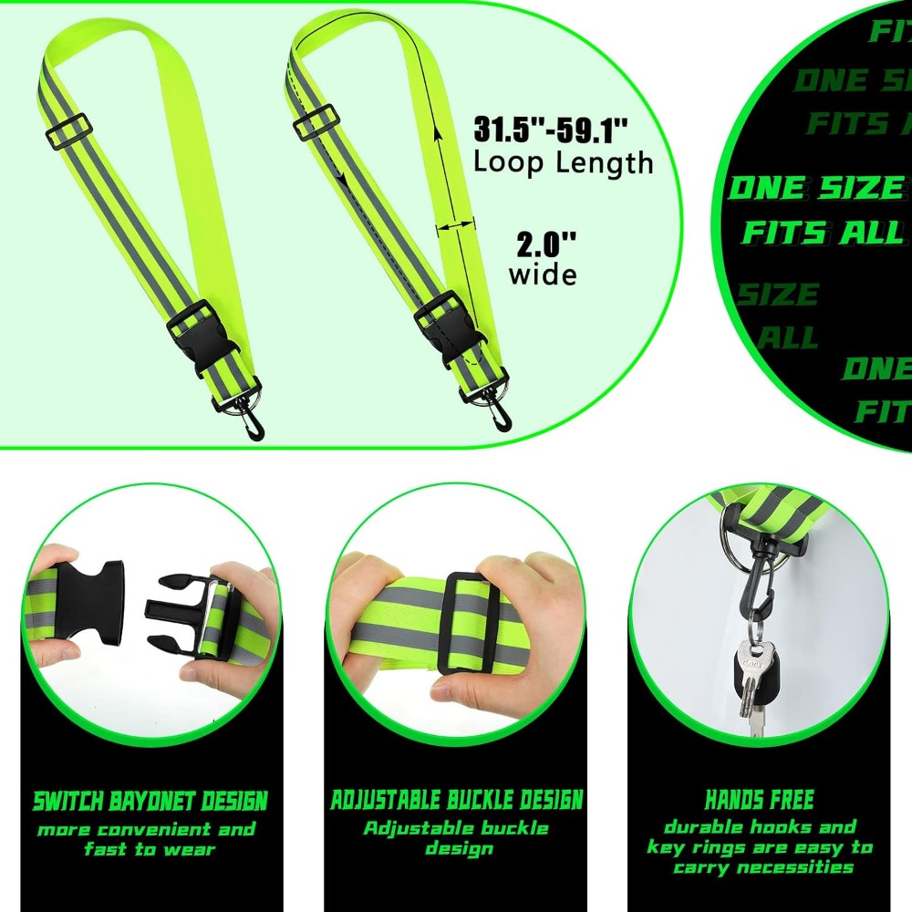 Reflective Sash for Walking at - Running Gear At Night avis et prix
