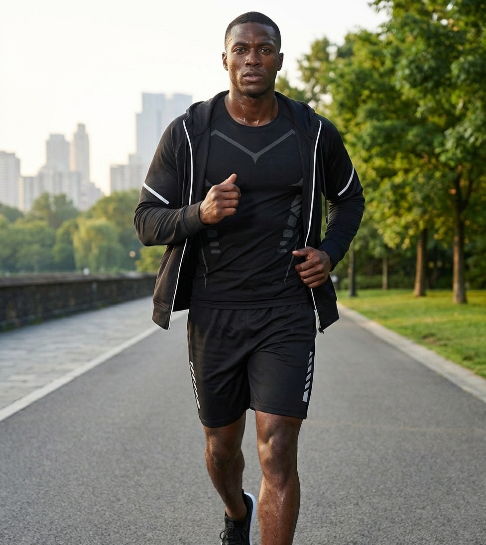 Fitness Full Set Suit Tracksui - Running Gear For Marathon avis et prix