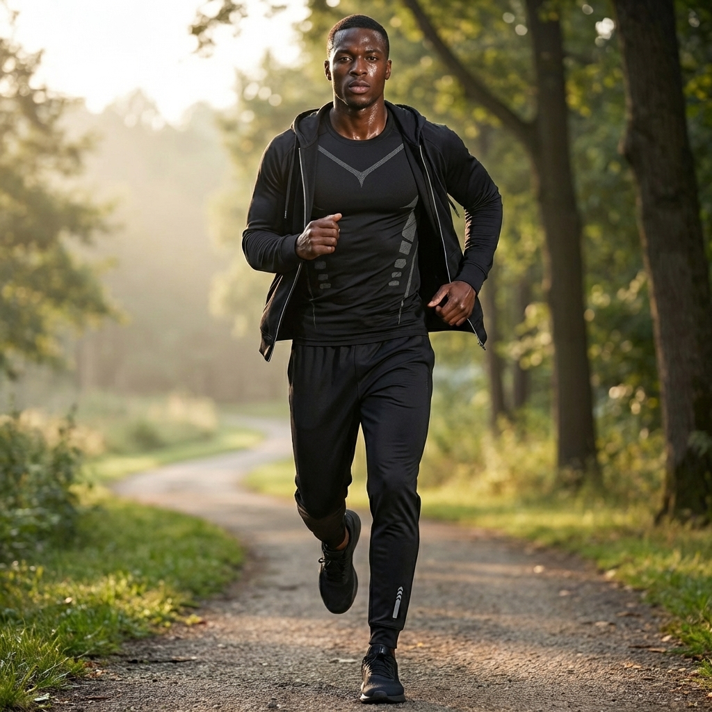 Fitness Full Set Suit Tracksui - Running Gear For Marathon avis et prix