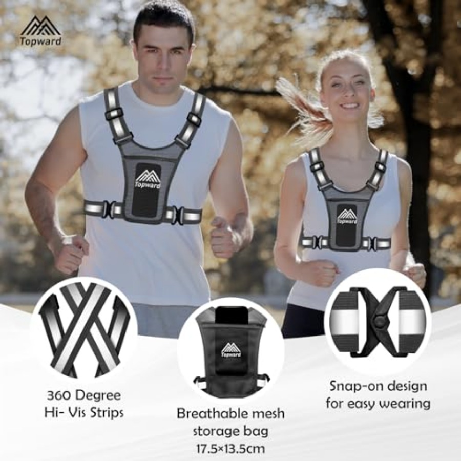 Topward Running Vest Chest Pho - Running Gear Usa avis et prix