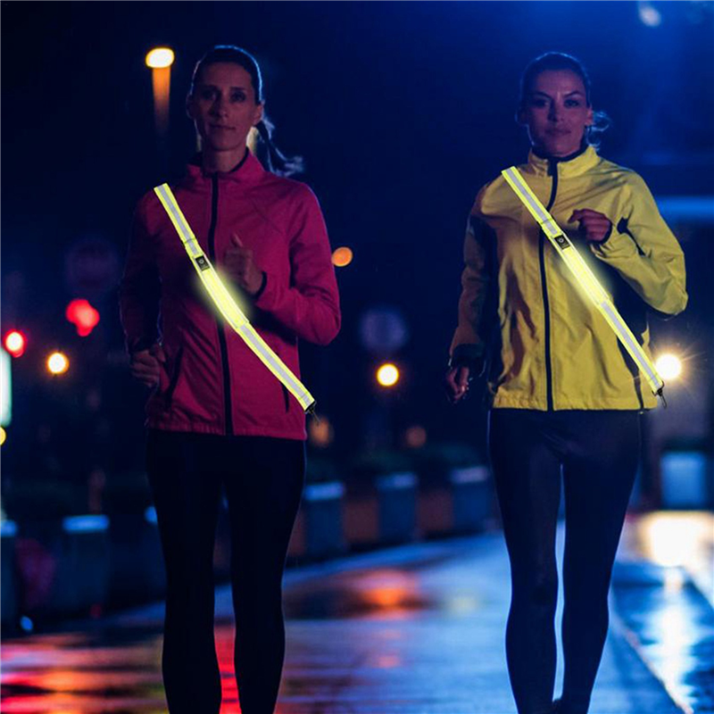 2X LED Reflective Belt Walking - Running Gear At Night avis et prix