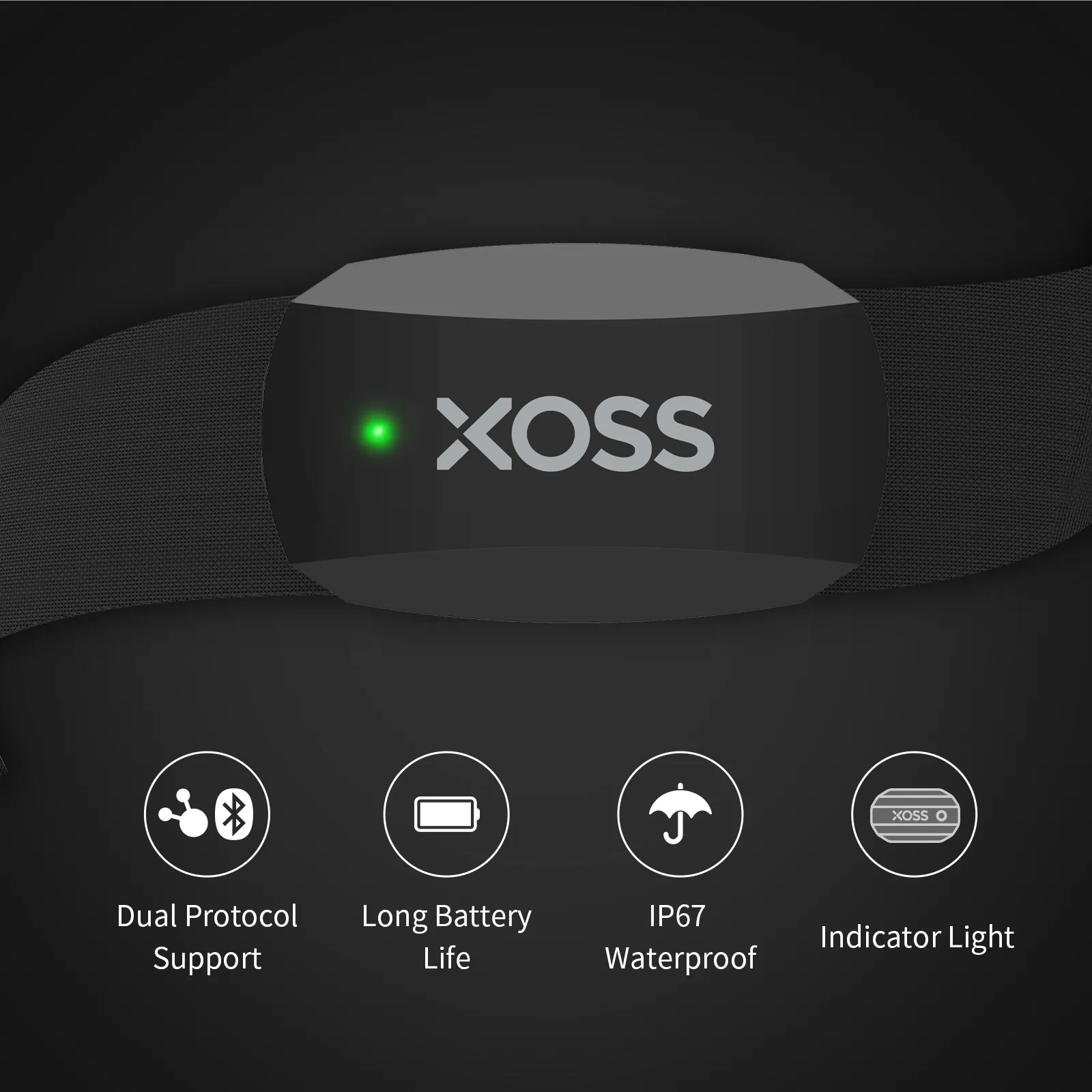 XOSS X2 Chest Strap Heart Rate - Heart Rate Strap Chest avis et prix