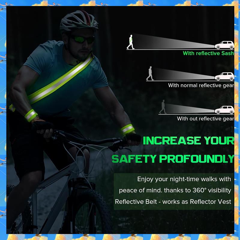 FTS Reflective Sash For Walkin - Running Gear At Night avis et prix