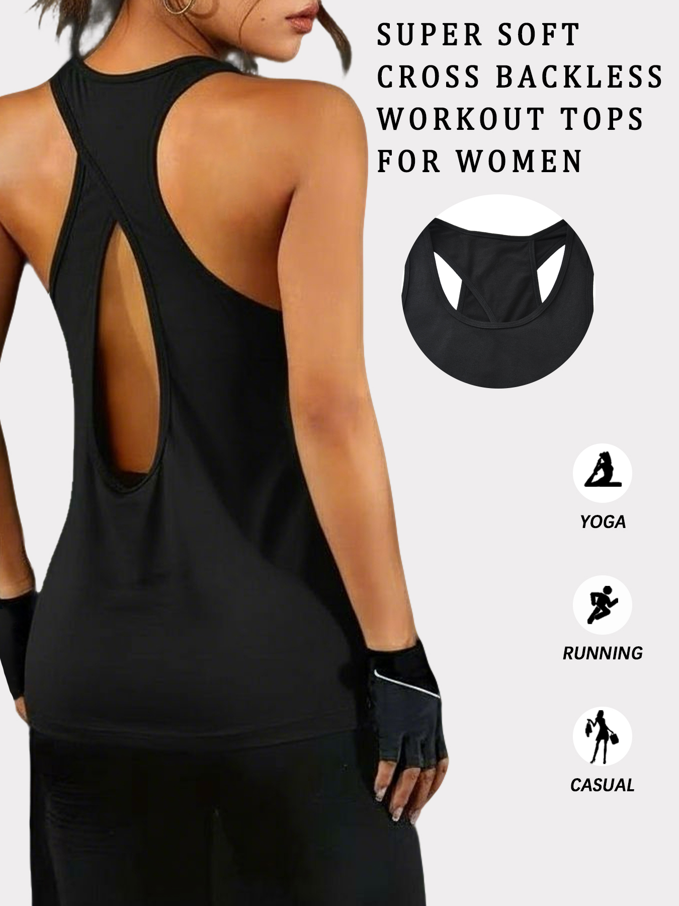 Super Soft Cross Backless Work - Running Gear avis et prix