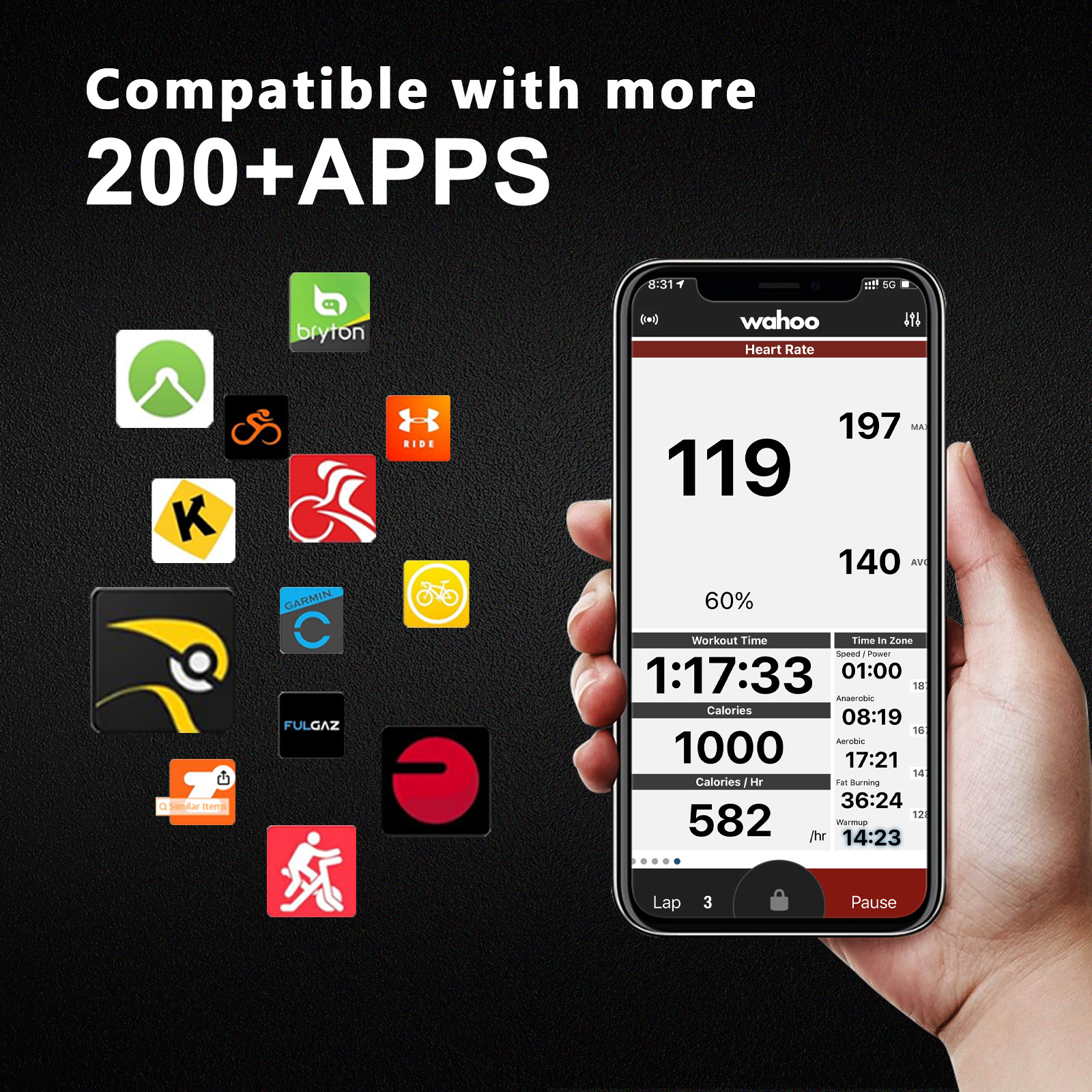 FITCENT Rechargeable 2 in 1 He - Heart Rate Strap Chest avis et prix