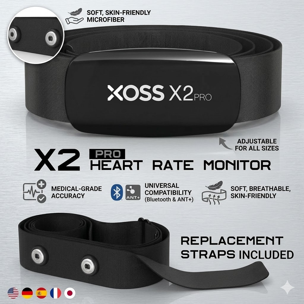 XOSS X2 Pro Heart Rate Monitor - Heart Rate Strap Chest avis et prix