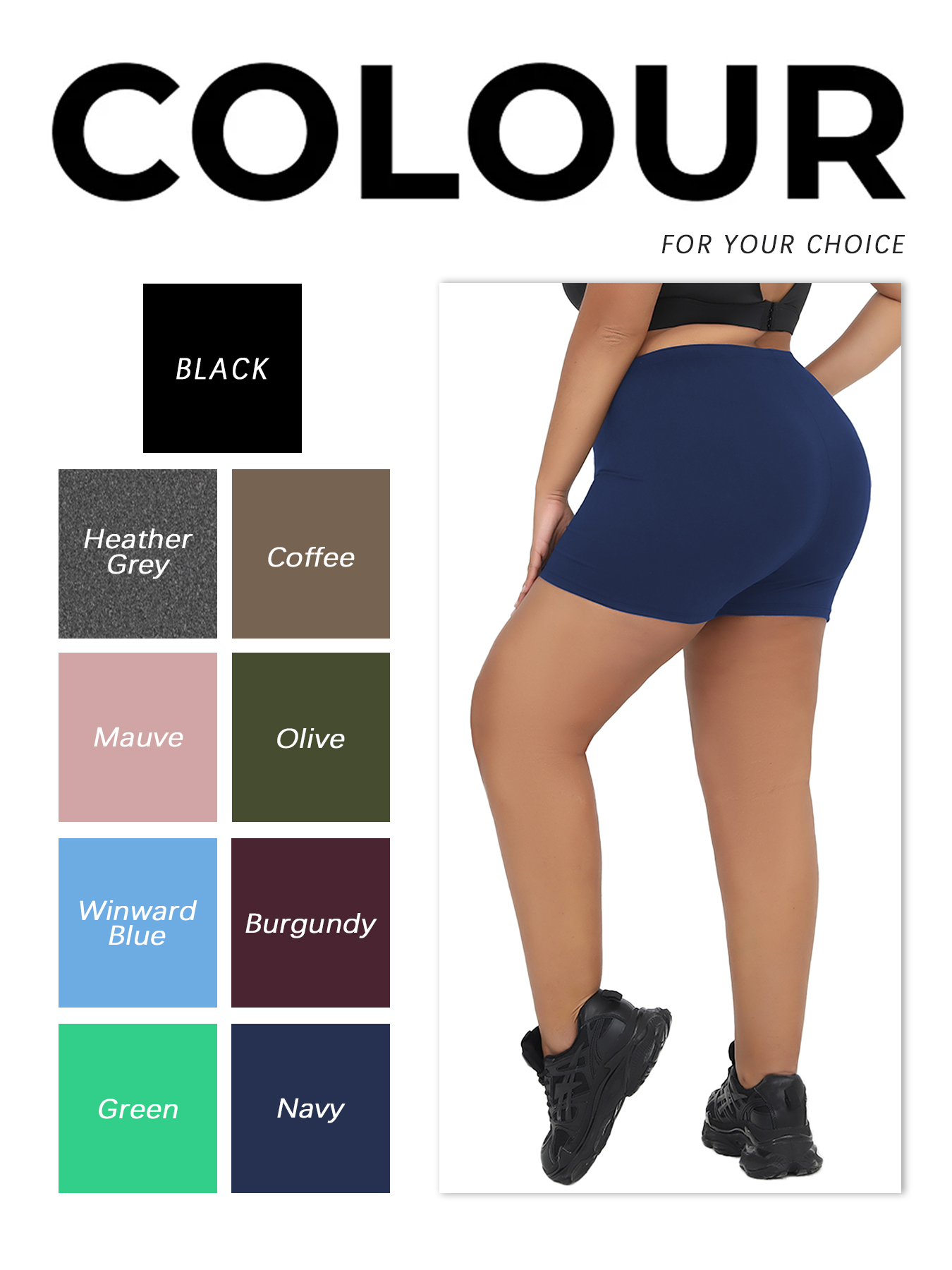 Plus Size Biker Shorts For Wom - Running Gear Woman avis et prix