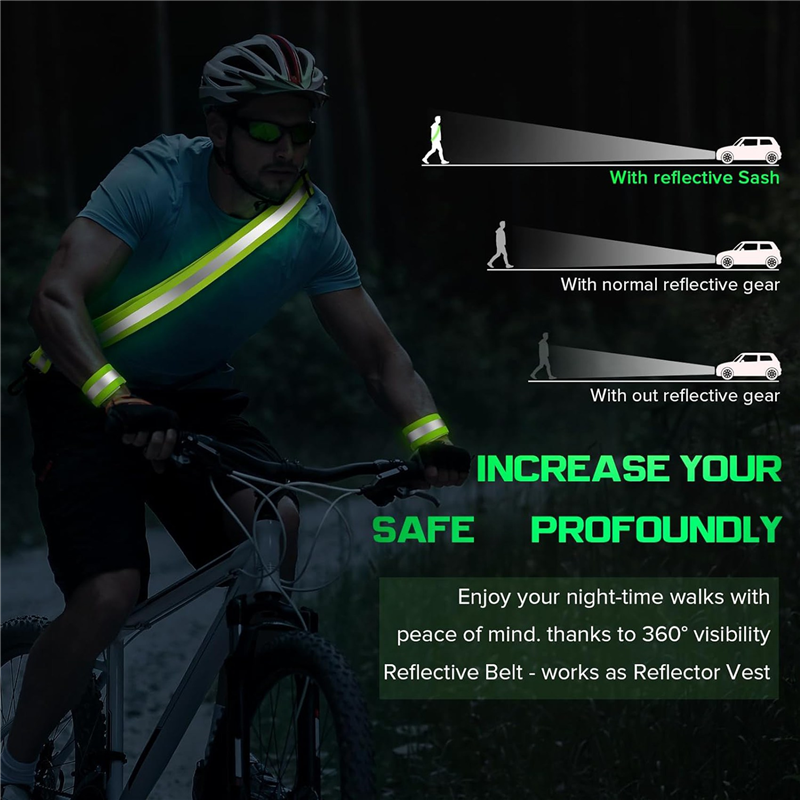 A51Q-2X Reflective Sash For Wa - Running Gear At Night avis et prix