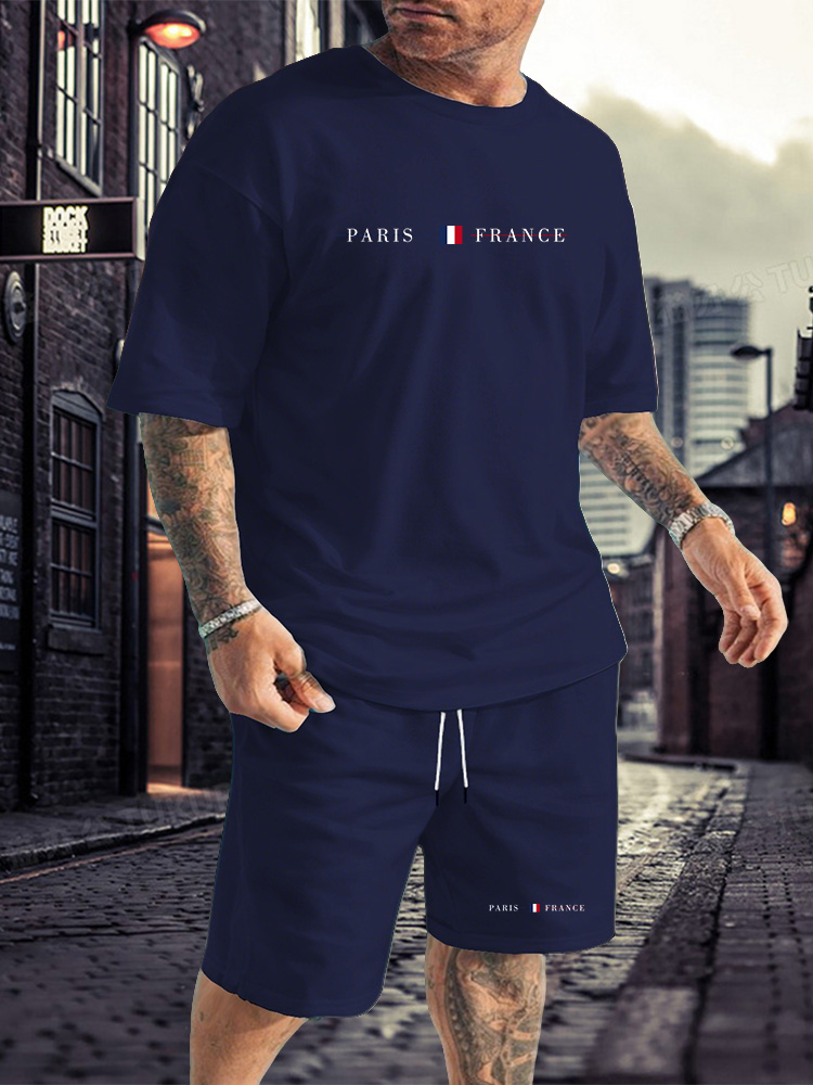 Men's Tracksuit 2 Piece O-neck - Running Gear avis et prix