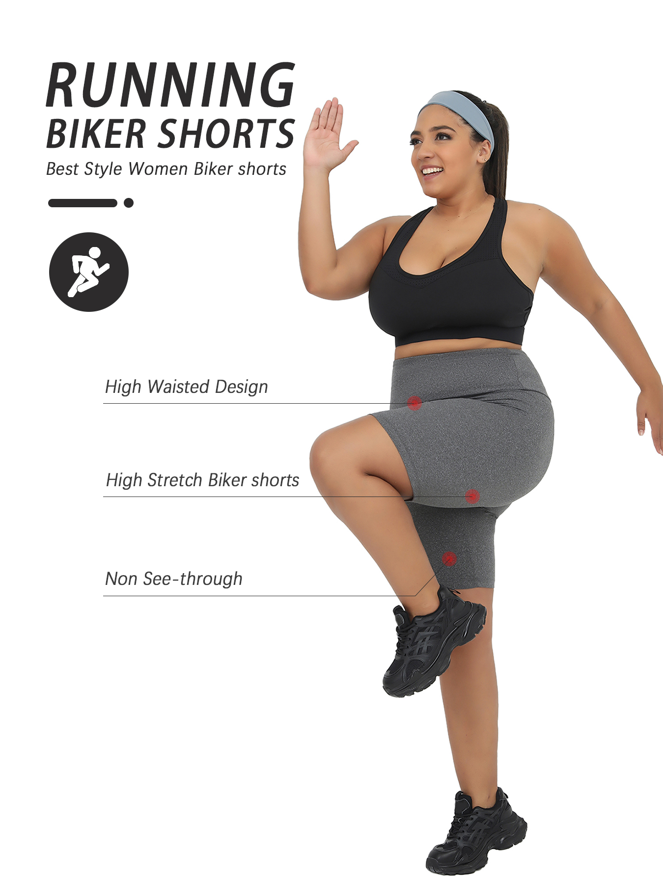 Plus Size Women's High Waisted - Running Gear Woman avis et prix
