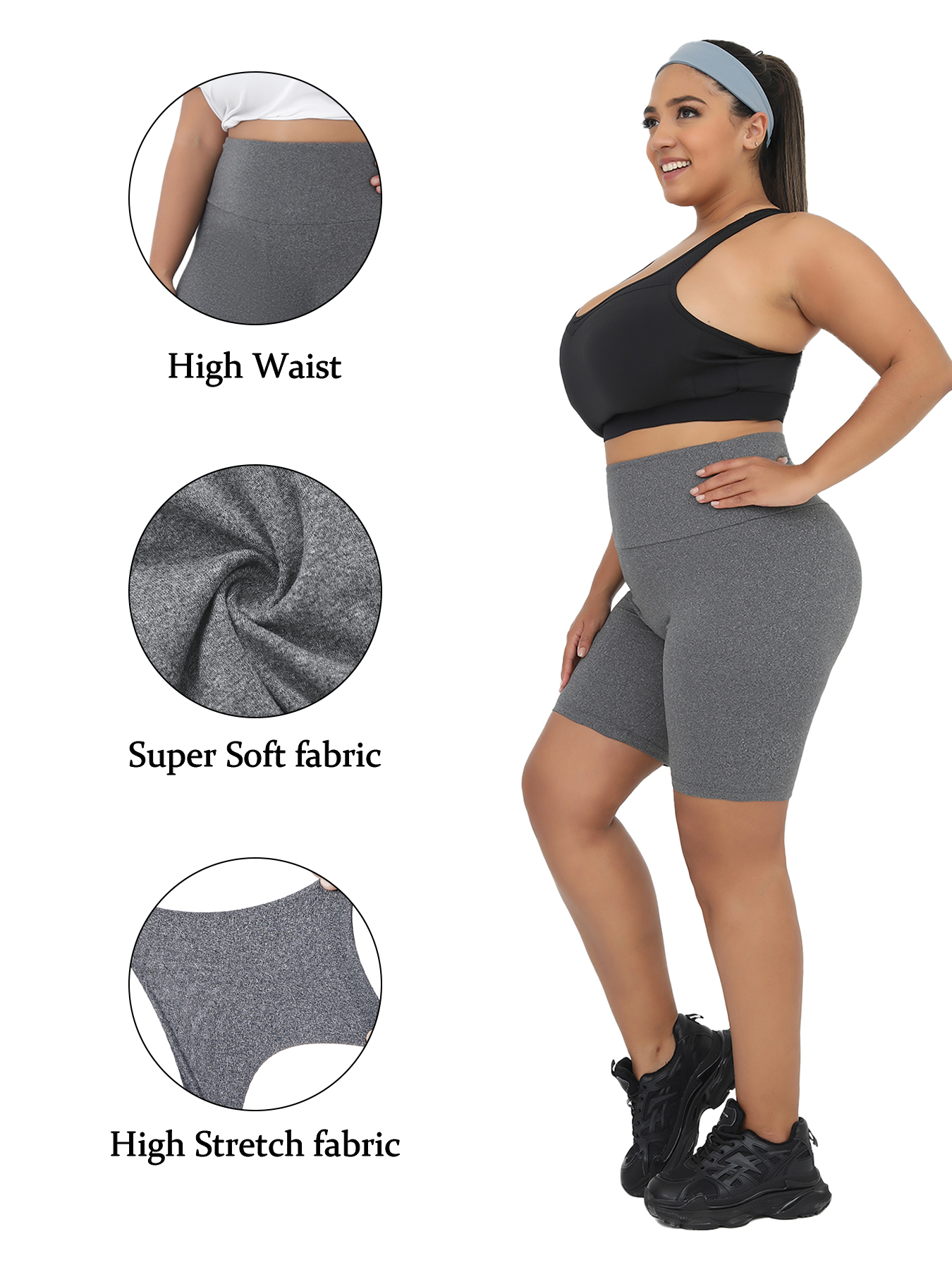 Plus Size Women's High Waisted - Running Gear Woman avis et prix