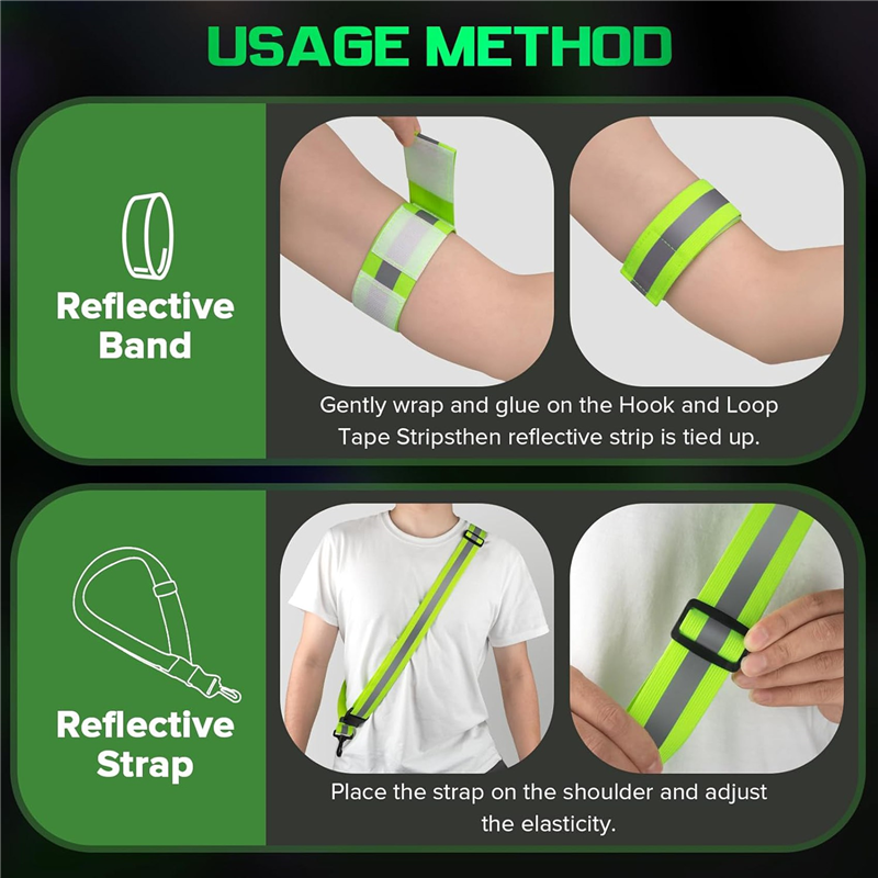 ABME 2X Reflective Sash For Wa - Running Gear At Night avis et prix