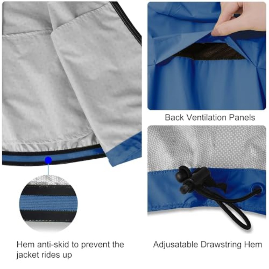 Men's Rain Jacket Waterproof W - Running Gear Usa avis et prix