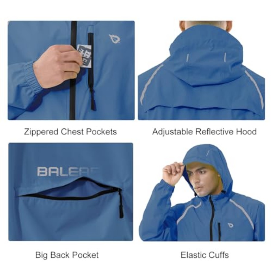 Men's Rain Jacket Waterproof W - Running Gear Usa avis et prix